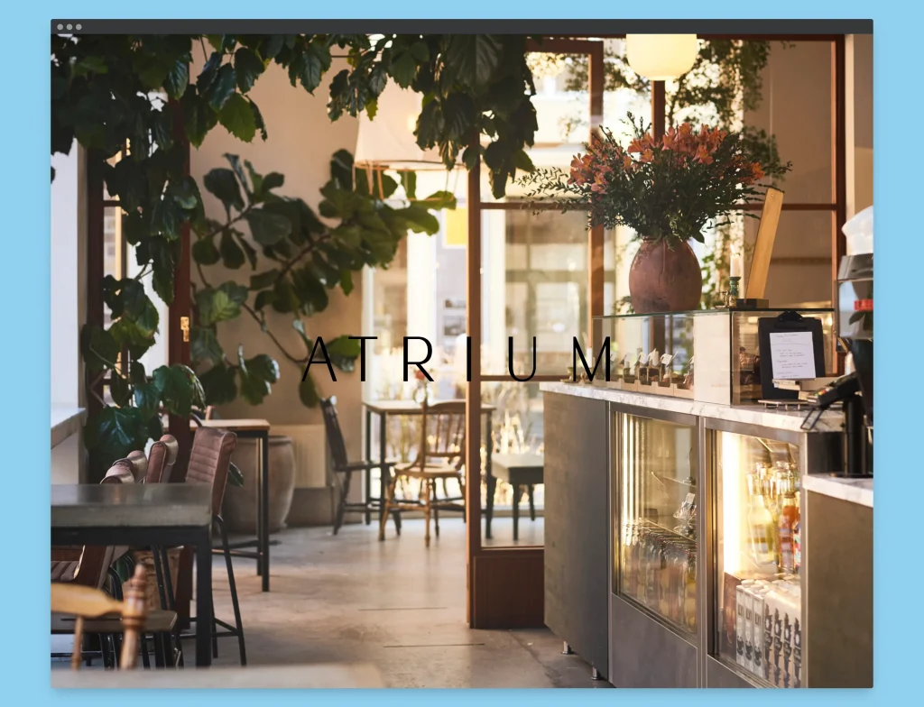 Atrium Startsida